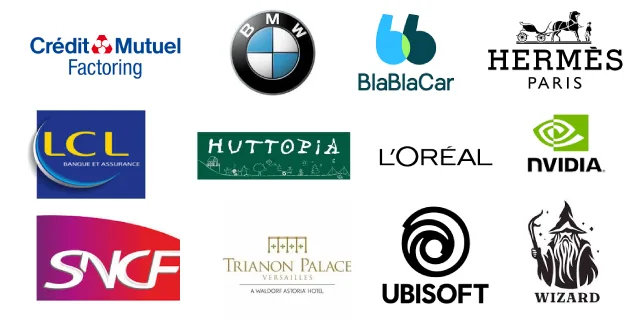 Logo entreprises participantes au jeu de piste