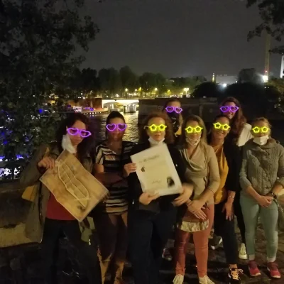 Equipe victorieuse. EVGF sur l'île-saint-Louis